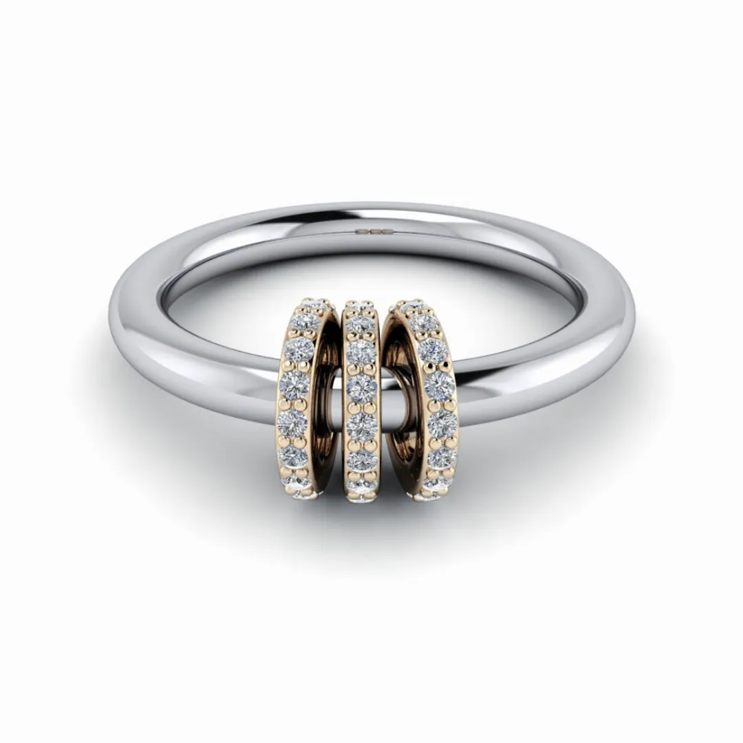 Diamond Connected Rings No. 27