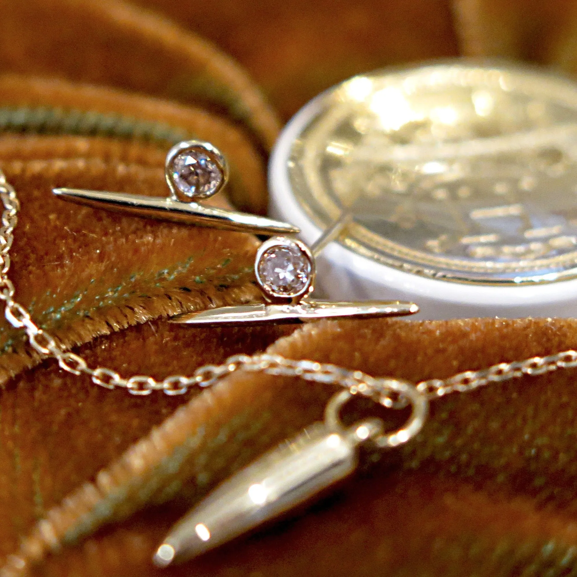 Diamond Needle Studs