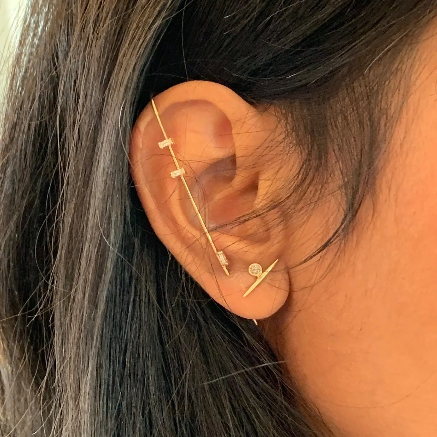 Diamond Needle Studs