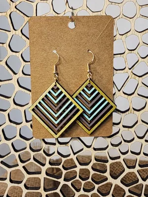 Diamond Shaped Earrings