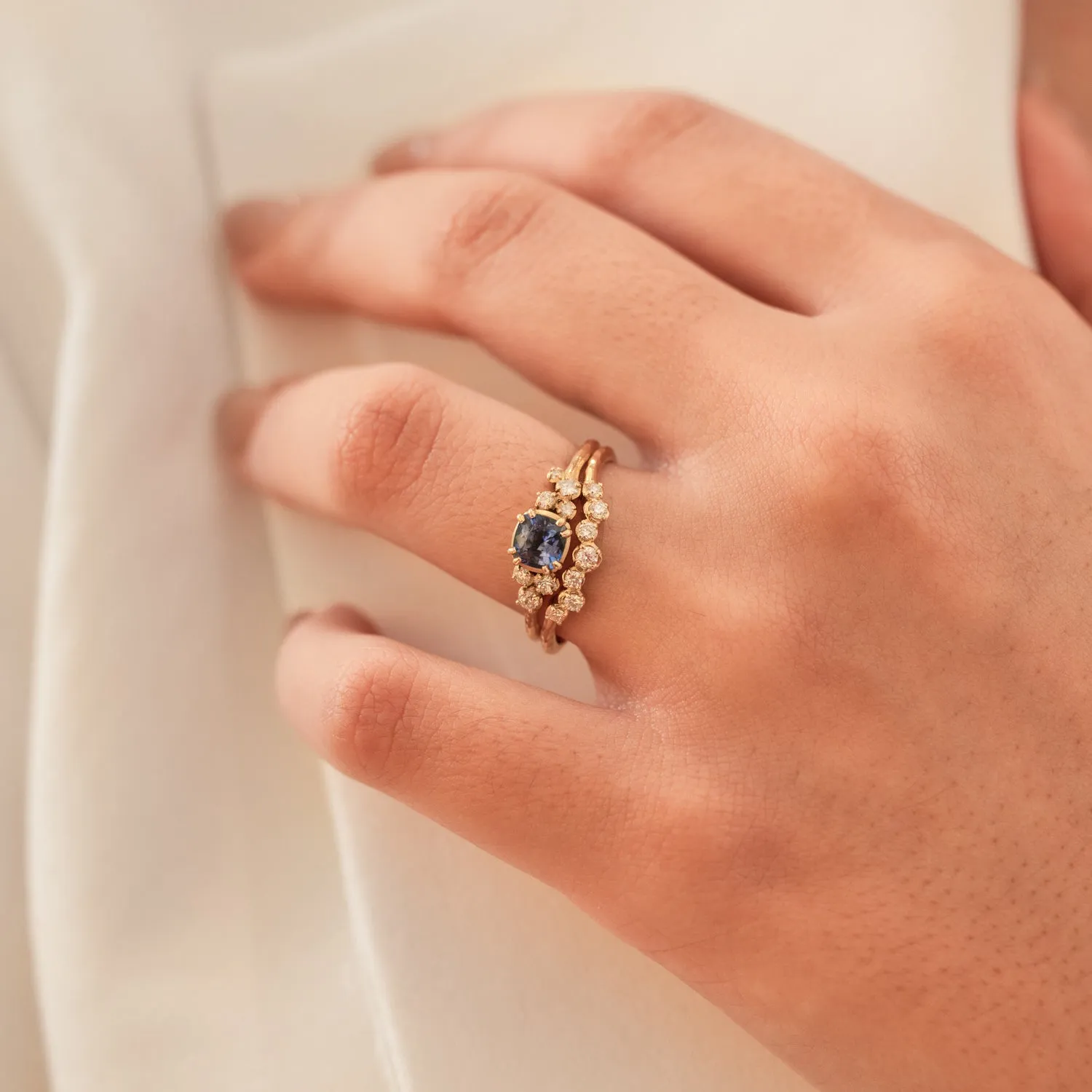 Diamond Stargazer Wraparound Ring