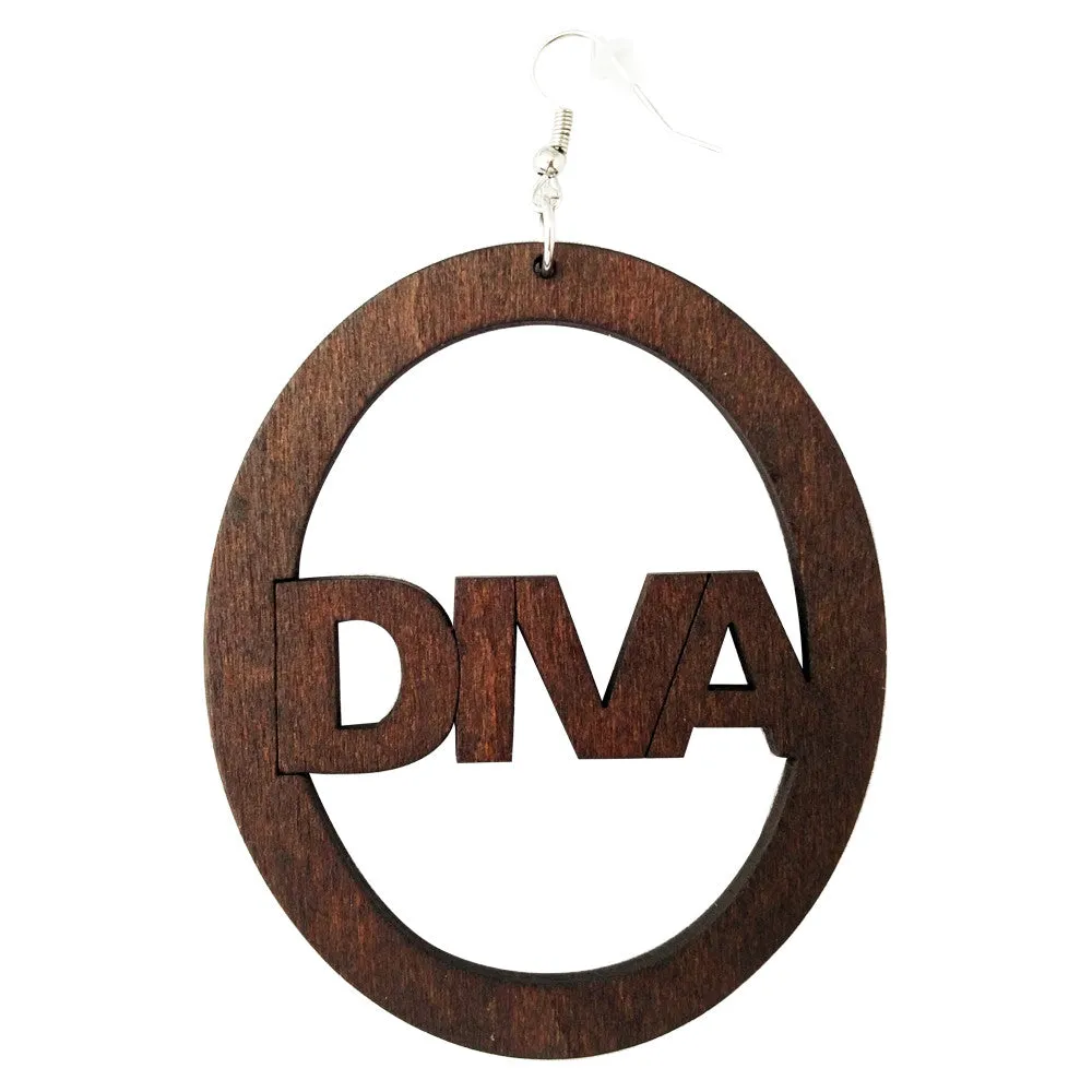 Diva Earrings | Natural hair earrings | Afrocentric earrings | jewelry | accessories