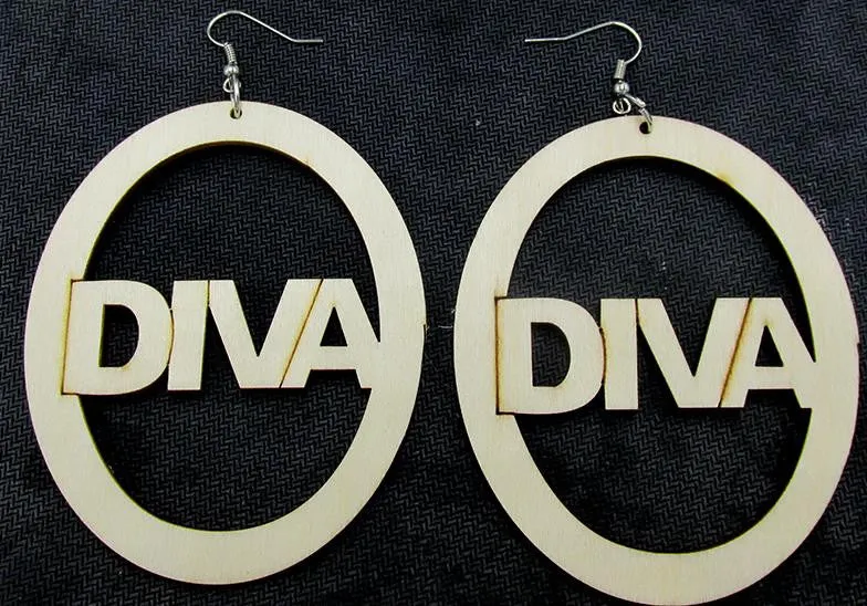 Diva Earrings | Natural hair earrings | Afrocentric earrings | jewelry | accessories