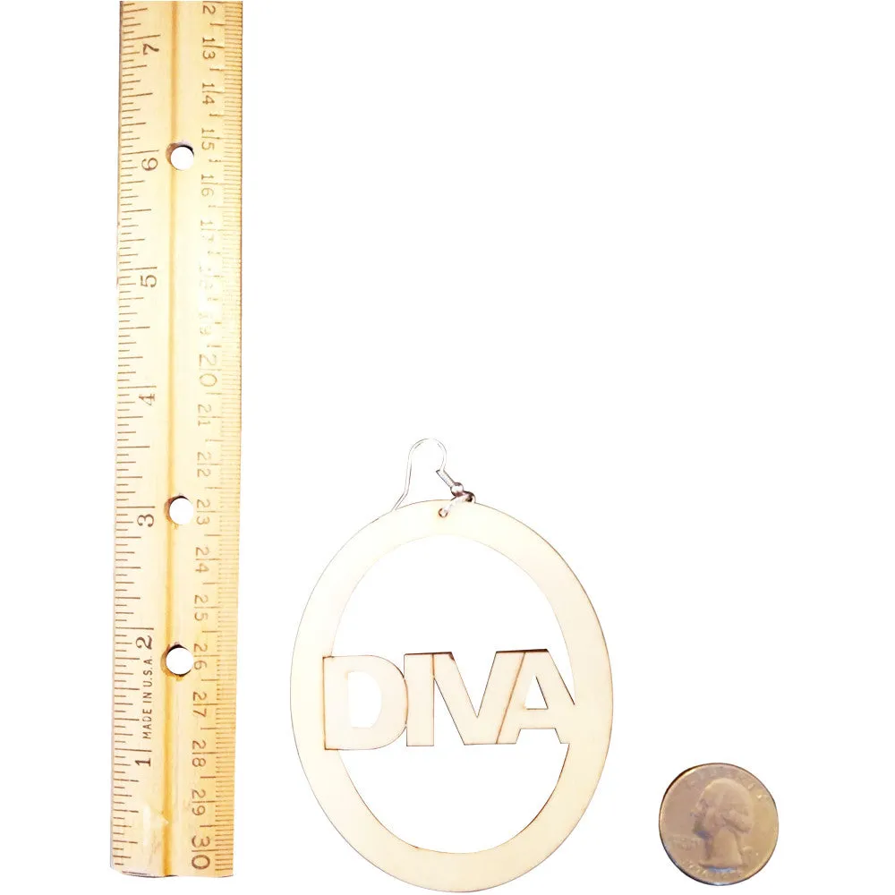 Diva Earrings | Natural hair earrings | Afrocentric earrings | jewelry | accessories