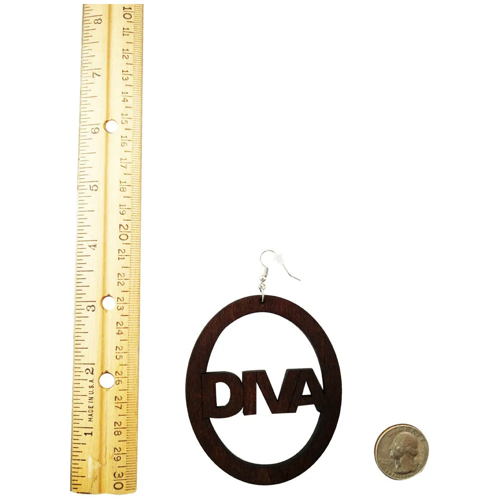 Diva Earrings | Natural hair earrings | Afrocentric earrings | jewelry | accessories