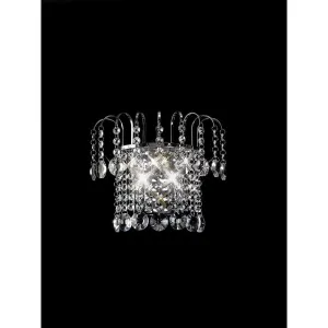 Diyas IL31052 Rosina Wall Lamp Polished Chrome/crystal