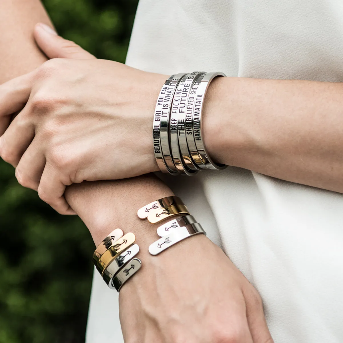 Don't Be A Dick Mantra Bracelet