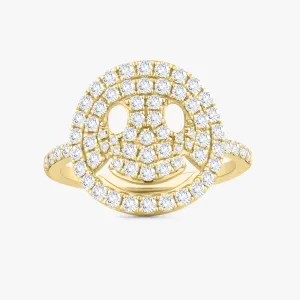 Drew Smiley Diamond Ring