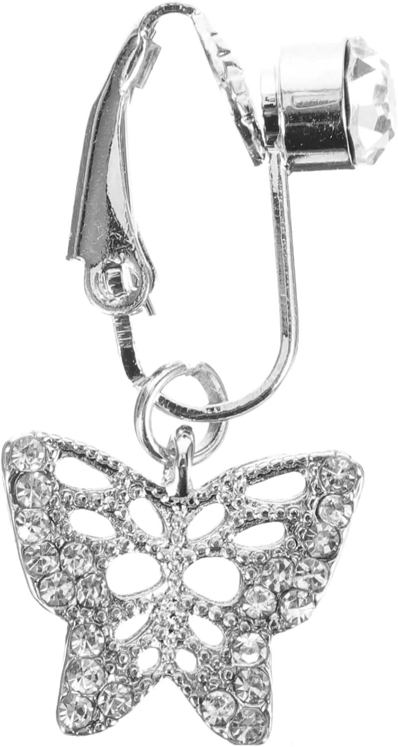 Elegant Fake Belly Button Ring Clip-on Navel Ring Non-pierced Belly Jewelry for Women