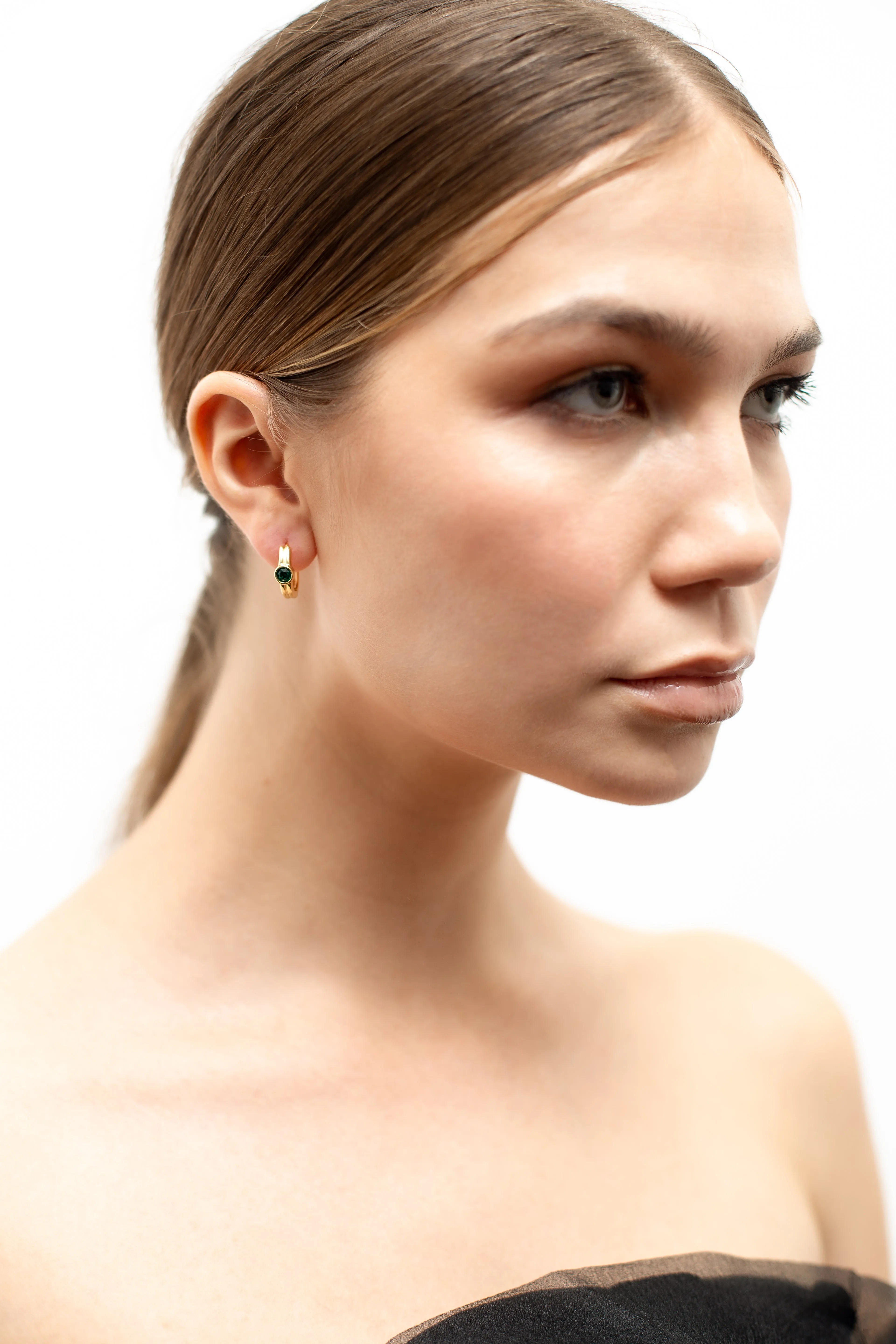 Empress Hoops Earrings