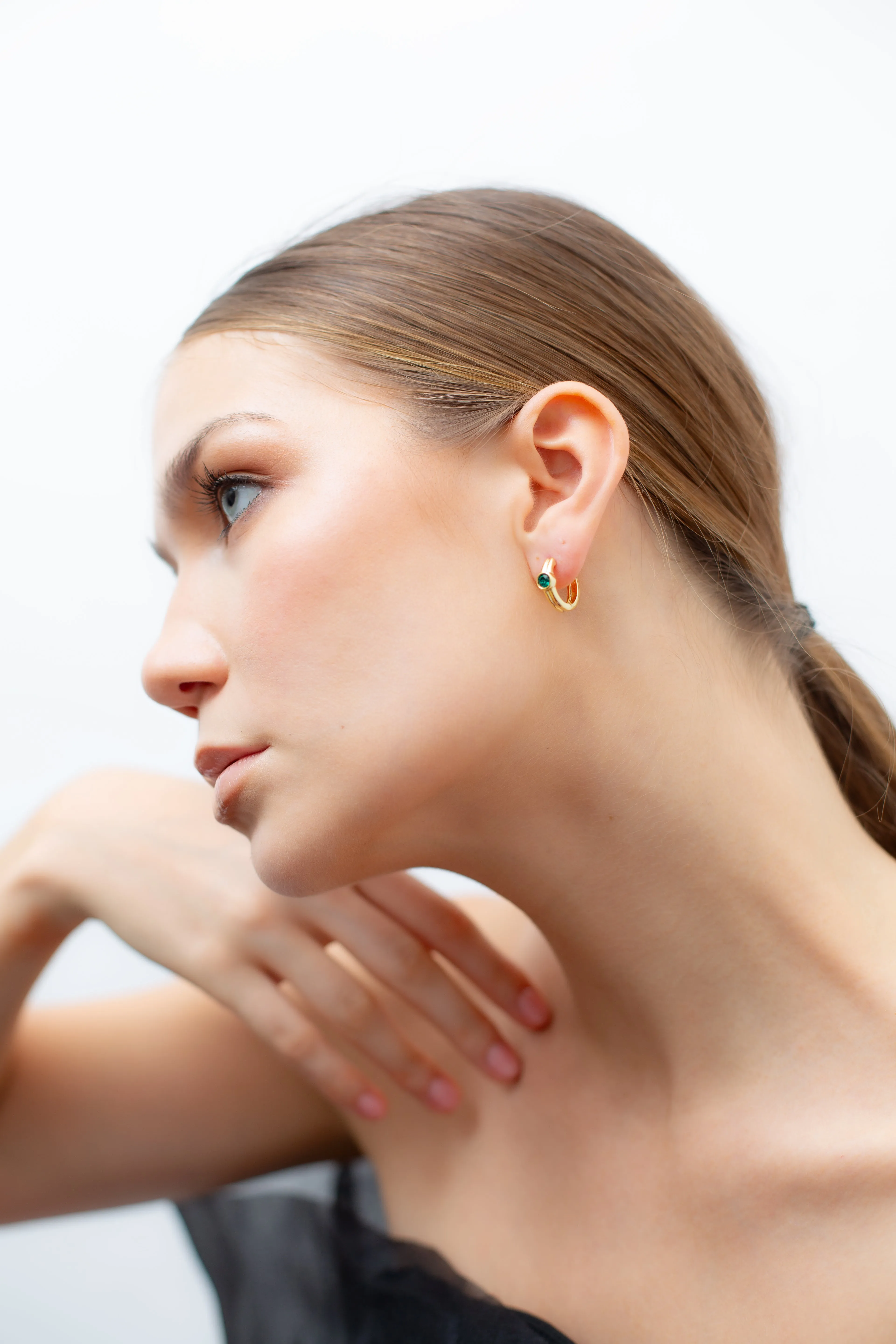Empress Hoops Earrings