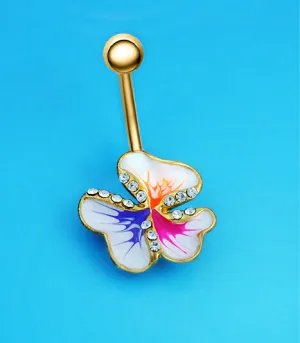 Enamel Esmaltes Flower Belly Bar