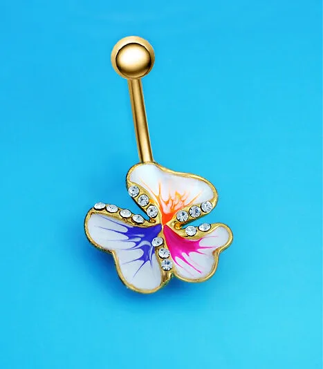 Enamel Esmaltes Flower Belly Bar