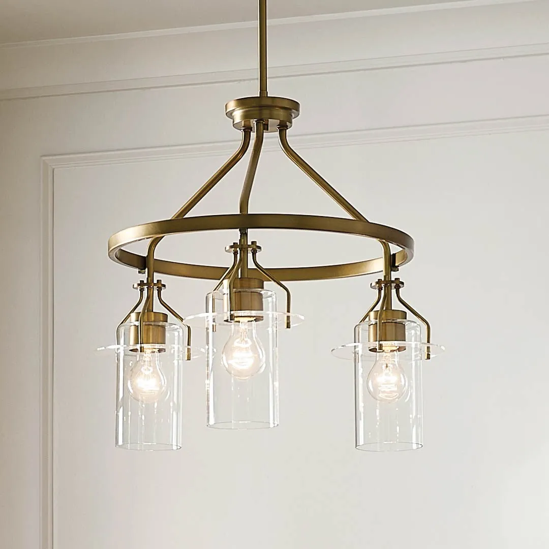 Everett 22.5" 3-Light Round Chandelier