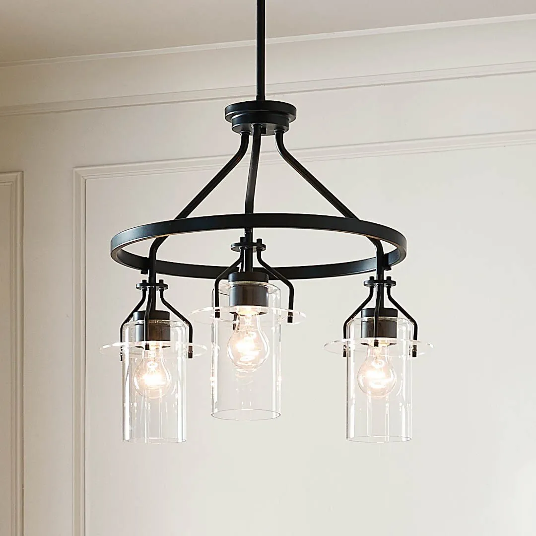 Everett 22.5" 3-Light Round Chandelier