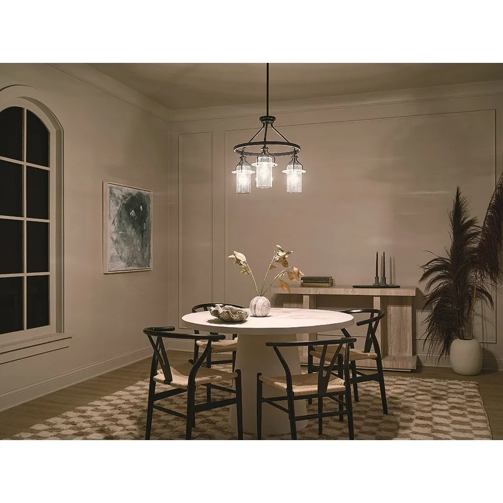 Everett 22.5" 3-Light Round Chandelier