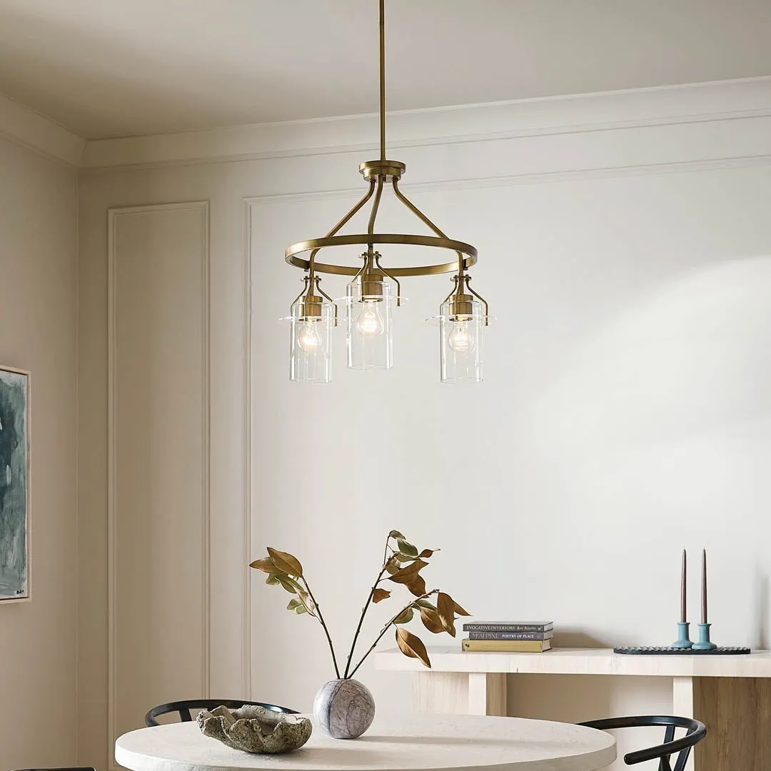 Everett 22.5" 3-Light Round Chandelier