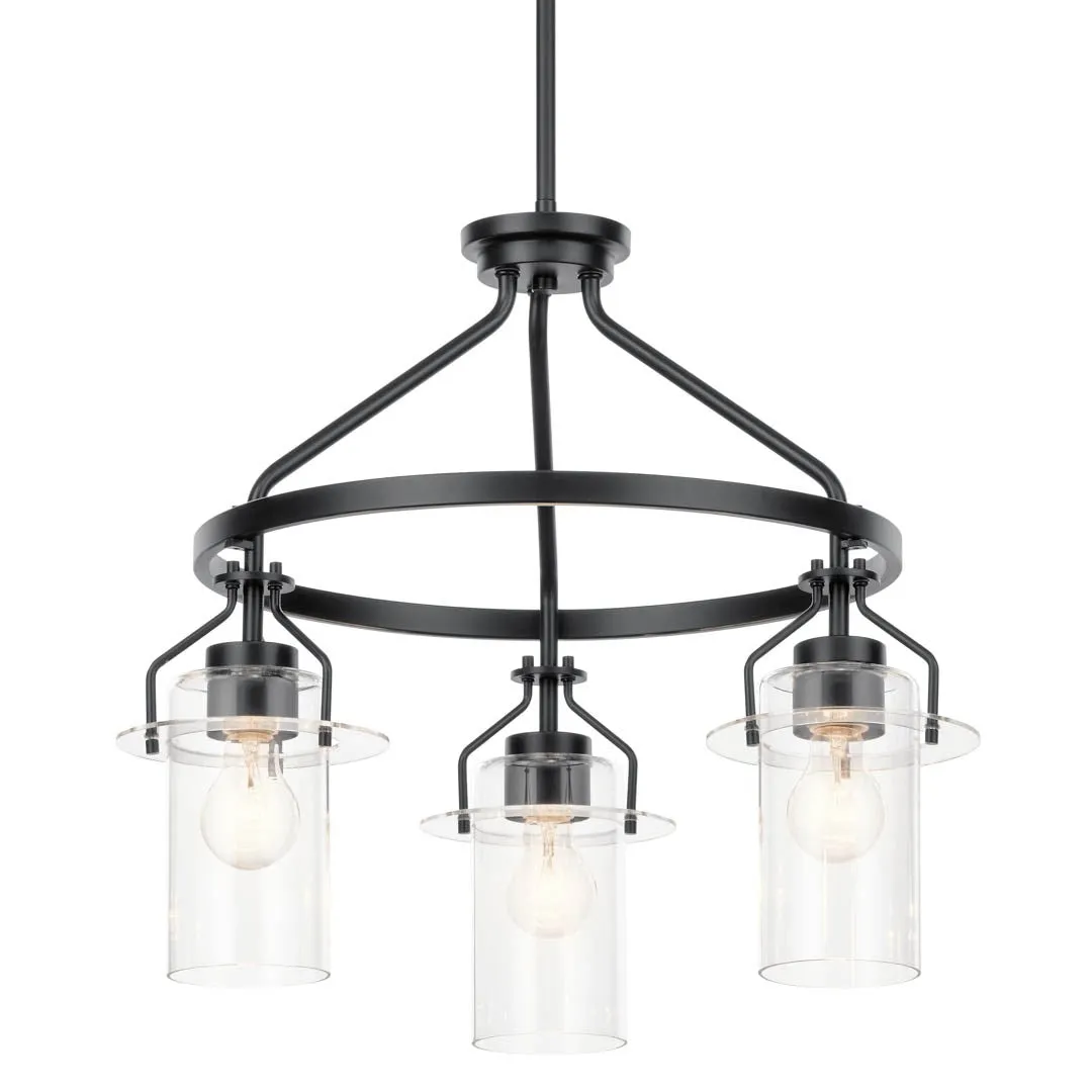 Everett 22.5" 3-Light Round Chandelier
