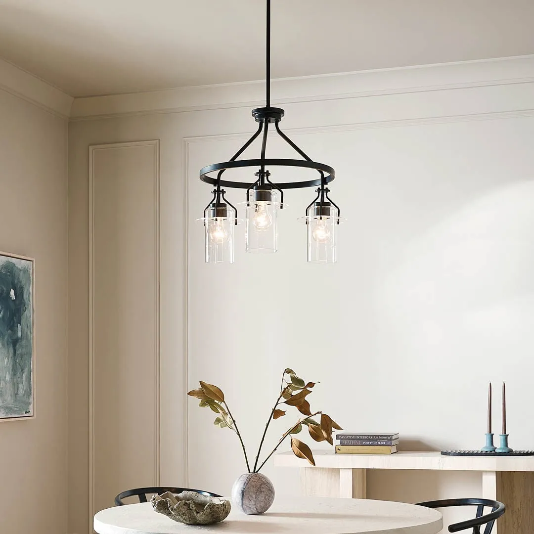 Everett 22.5" 3-Light Round Chandelier