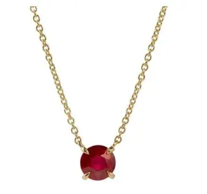 Faberge Colours of Love 18ct Yellow Gold Ruby Chevron Pendant