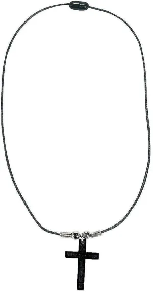 Fun Express Hematite Cross Necklaces (12 Pack)