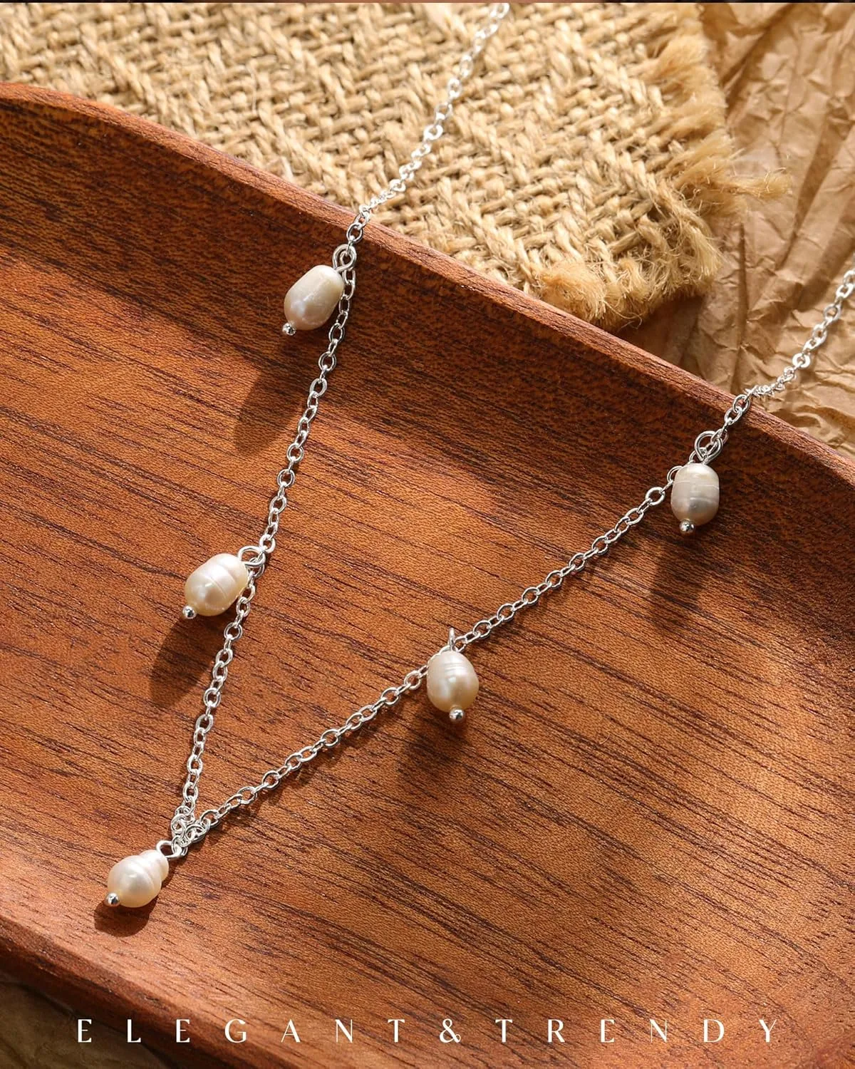 FUNEIA Dainty Pearl Necklace for Women 14K Gold Plated Faux Pearl Choker Necklaces Trendy White Silver Small Pearl Necklace Strand Wedding Prom Bridal Pearls Jewelry 14/16/18/20 Inches