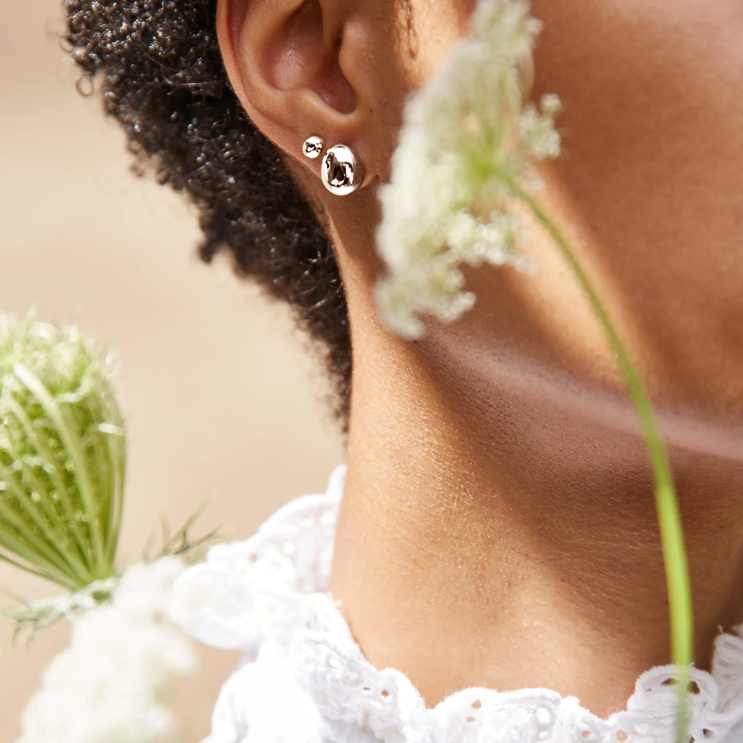 Galina Studs - Mini - Silver