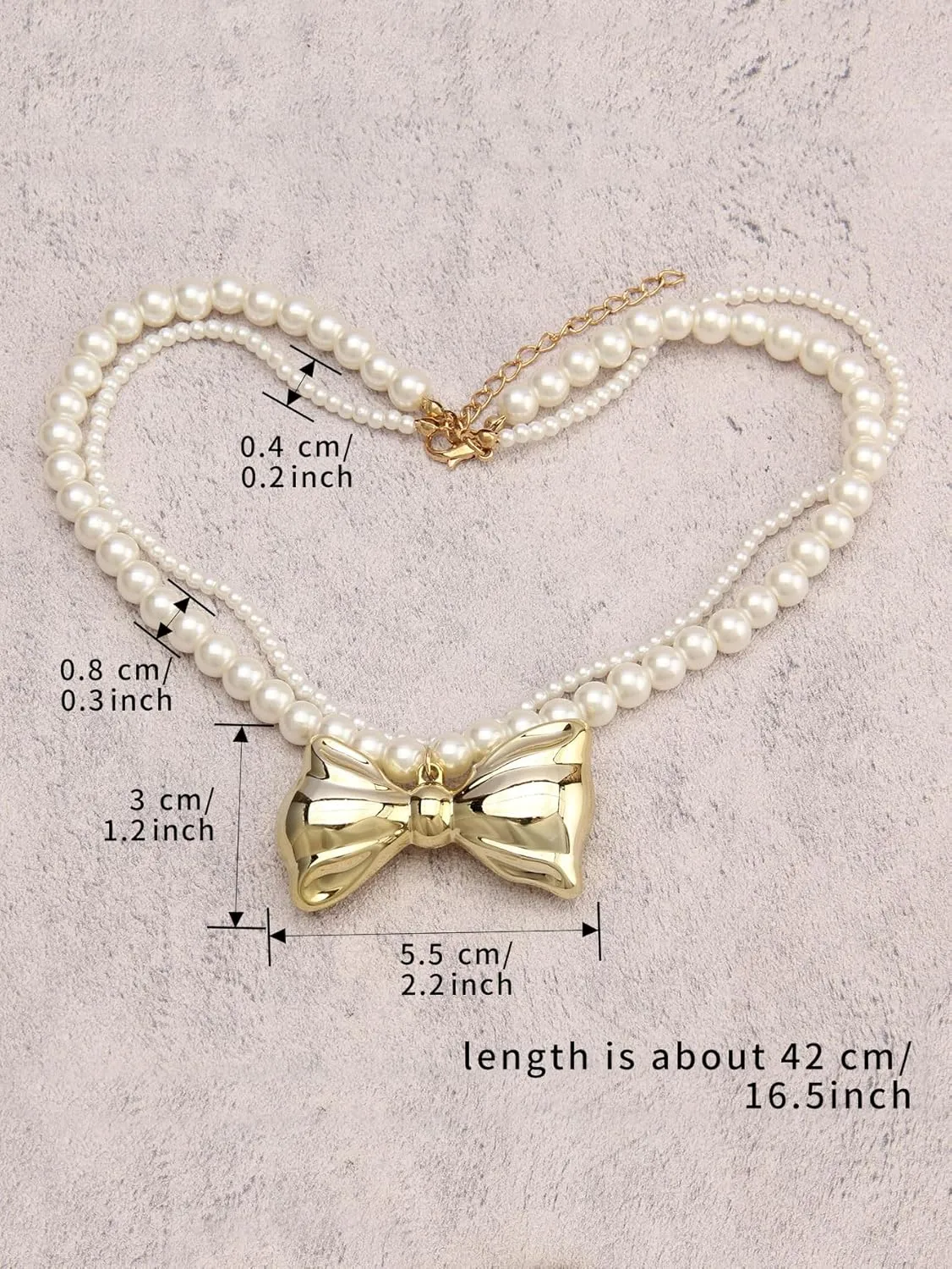 GelConnie Boho Necklaces for Women Layered Beaded Necklaces Pearl Sweater Necklace Turquoise Chunky Necklace Adjustable Choker Necklace for Women