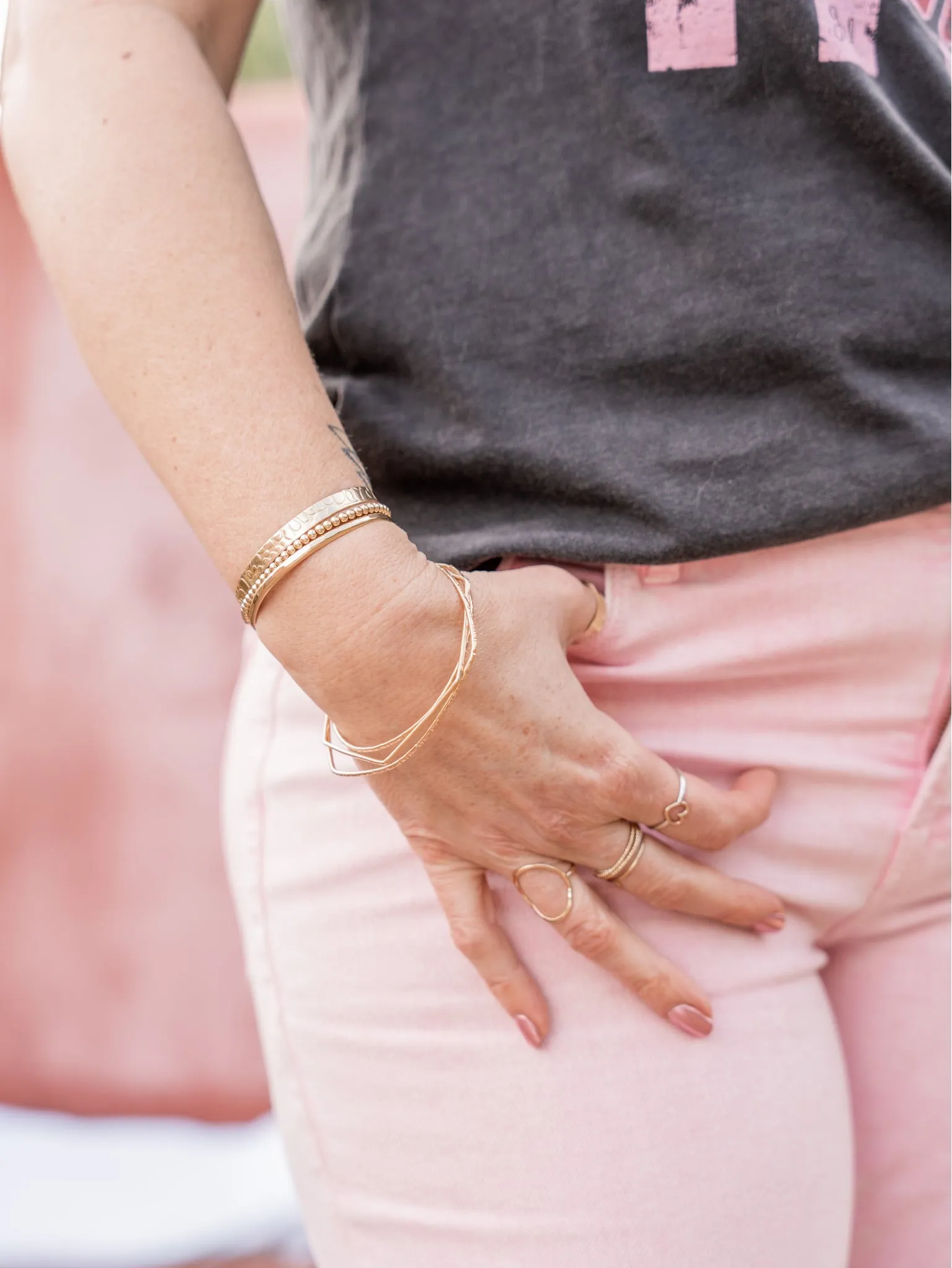 Geo Trio Bangle Set