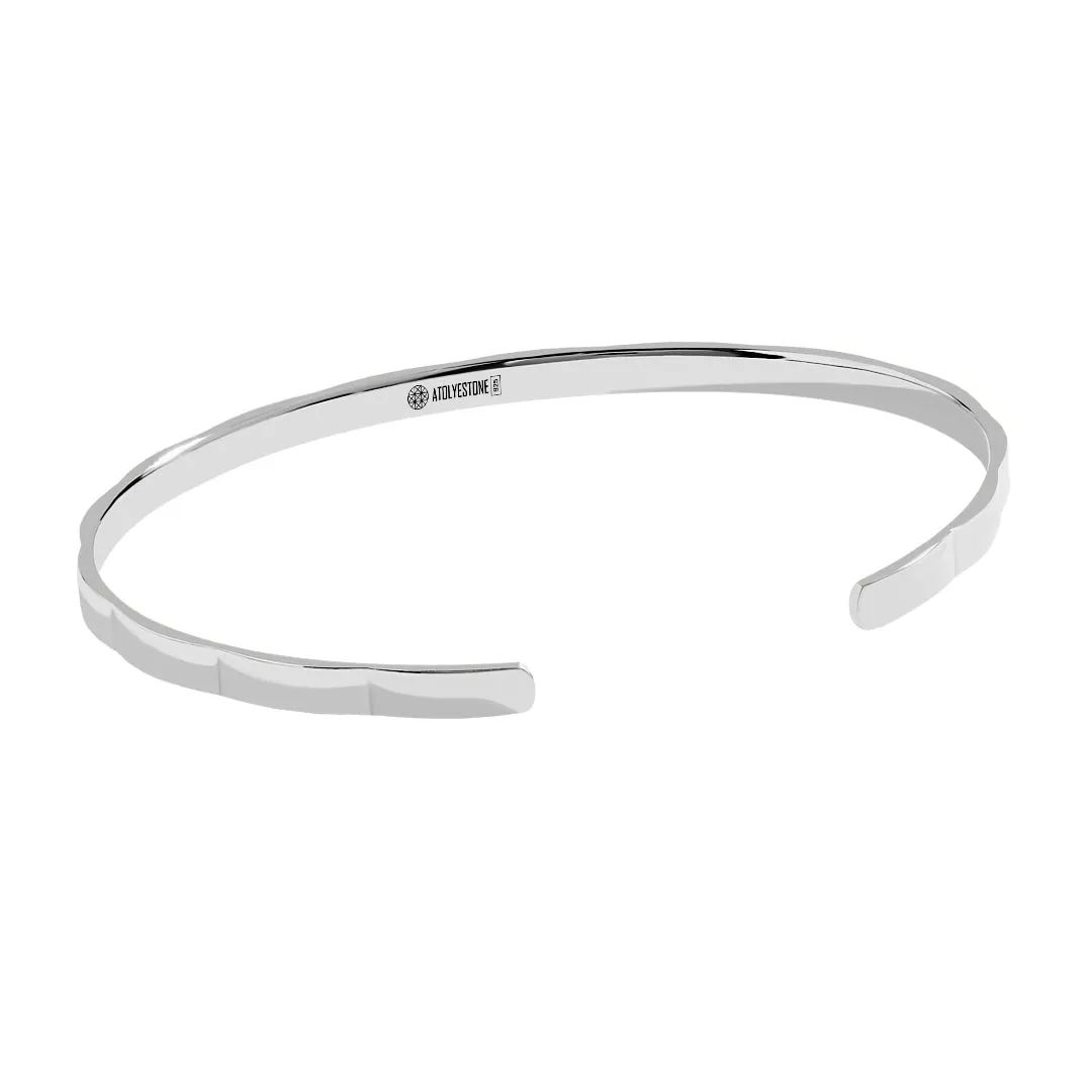Geometric Cuff in Silver