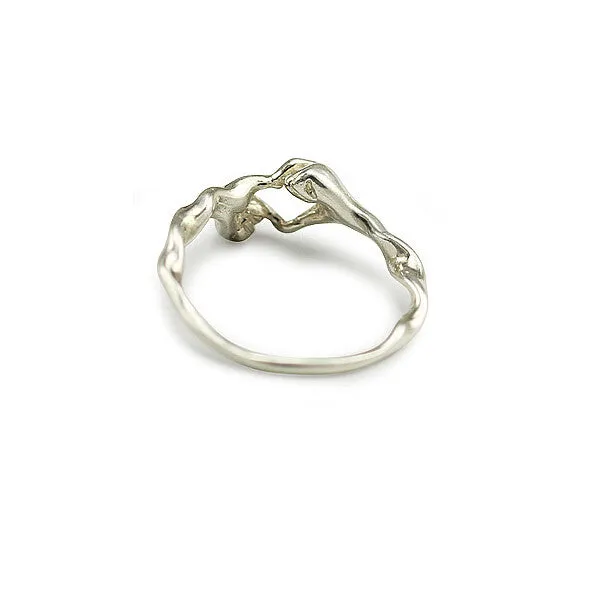 Gold and Silver Plated Cute Love Rings for Women