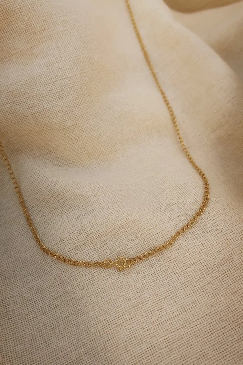 Gold Sun, Moon & Star Charm Necklace