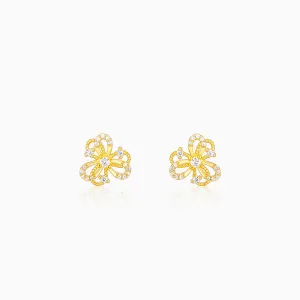 Golden Blóm Earrings