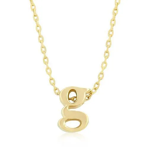 Golden Initial G Pendant