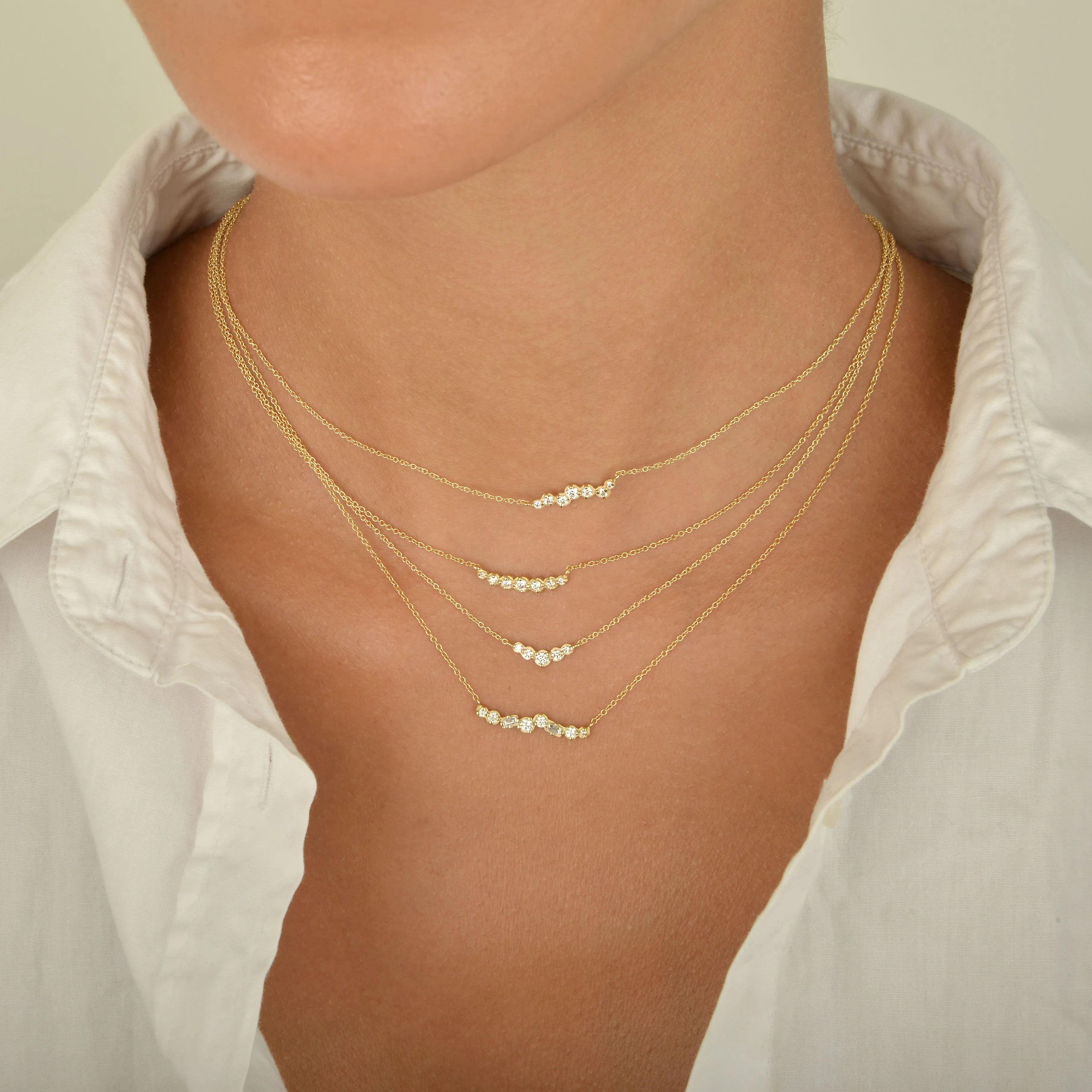 Graduated Diamond Necklace