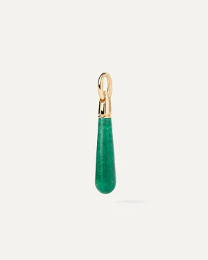 Green Aventurine Large Drop Pendant