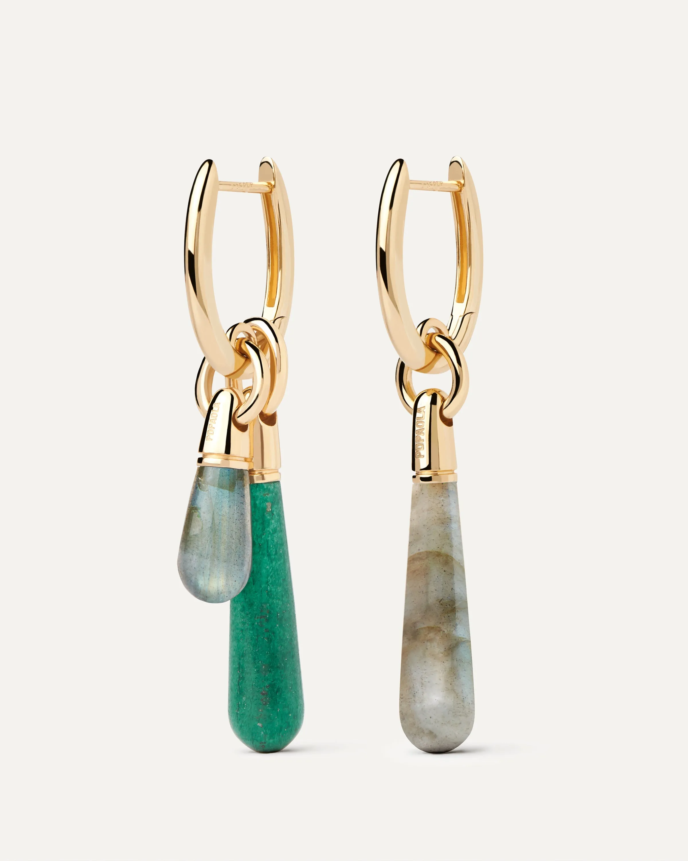 Green Aventurine Large Drop Pendant