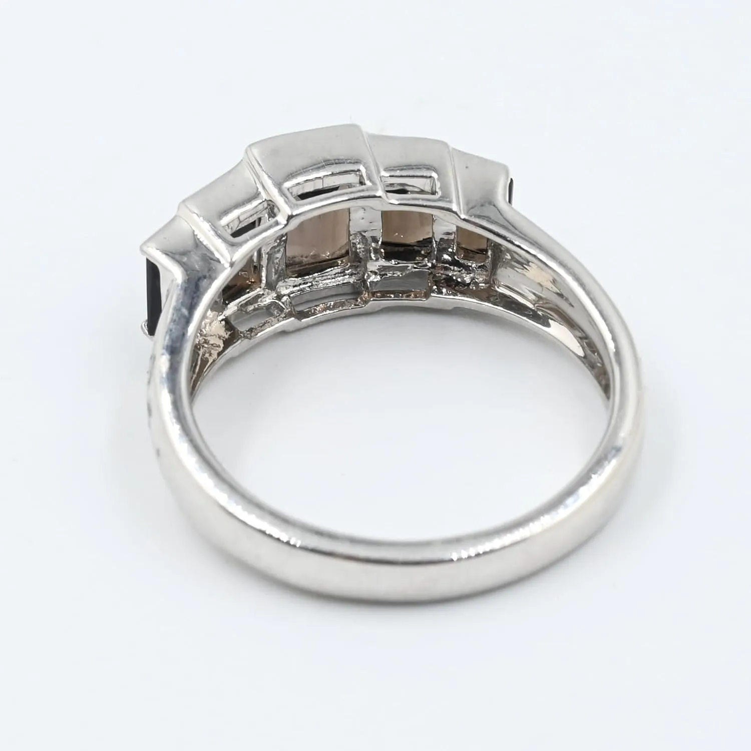 Handmade Smoky Quartz Silver Ring, Solid 925 Sterling Ring, Natural Smoky Quartz Gemstone Ring For Women, Minimal Ring For Her Birthday Gift Jewelry
