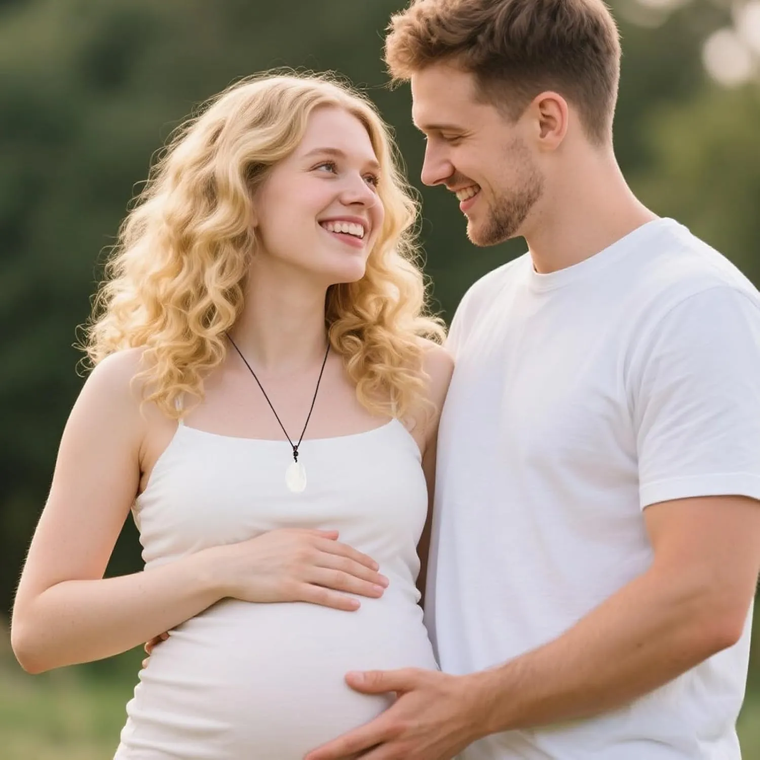 Healthy Pregnancy Gifts for Expecting Mom,Natural Jade Stone Buddha Talisman Necklace Pendant,Hope Spiritual Necklaces for Women, First Time Mom Gifts,Chinese Protection Necklace for Women
