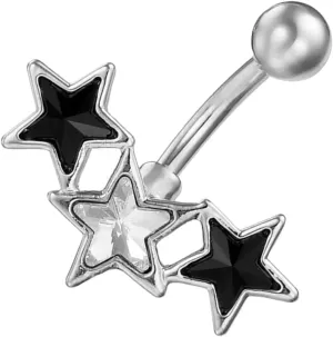 Homoyoyo Belly Button Ring Dangle Fashion Stainless Steel Hoop for Cosplay Party Outfits