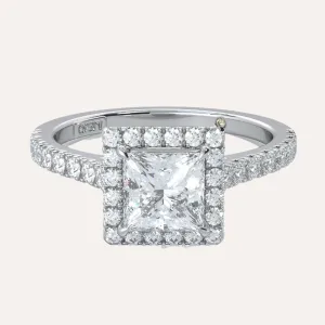 La Fenice Princess Cut Diamond Engagement Ring