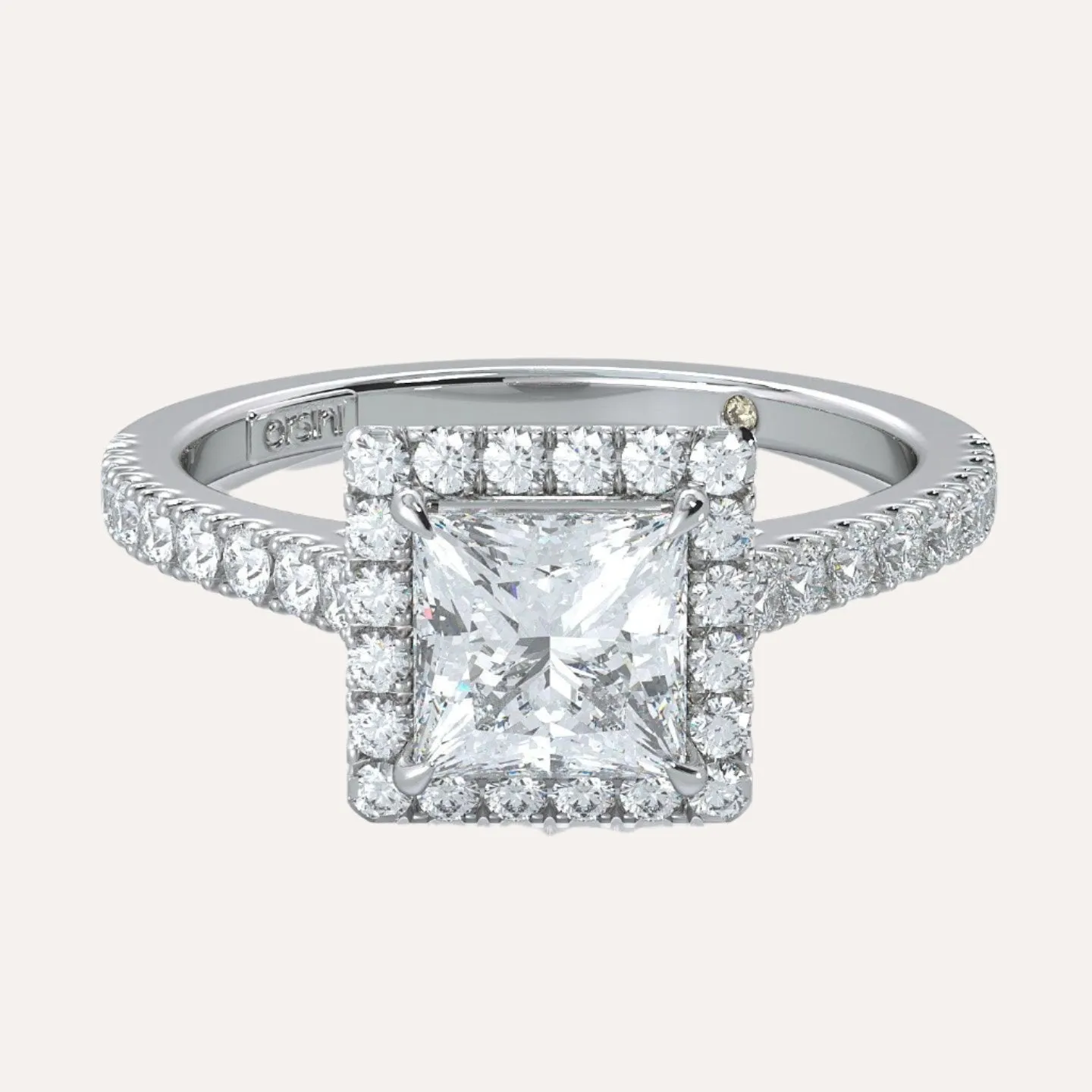La Fenice Princess Cut Diamond Engagement Ring