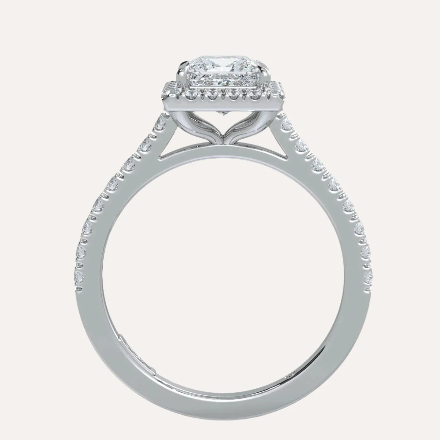 La Fenice Princess Cut Diamond Engagement Ring