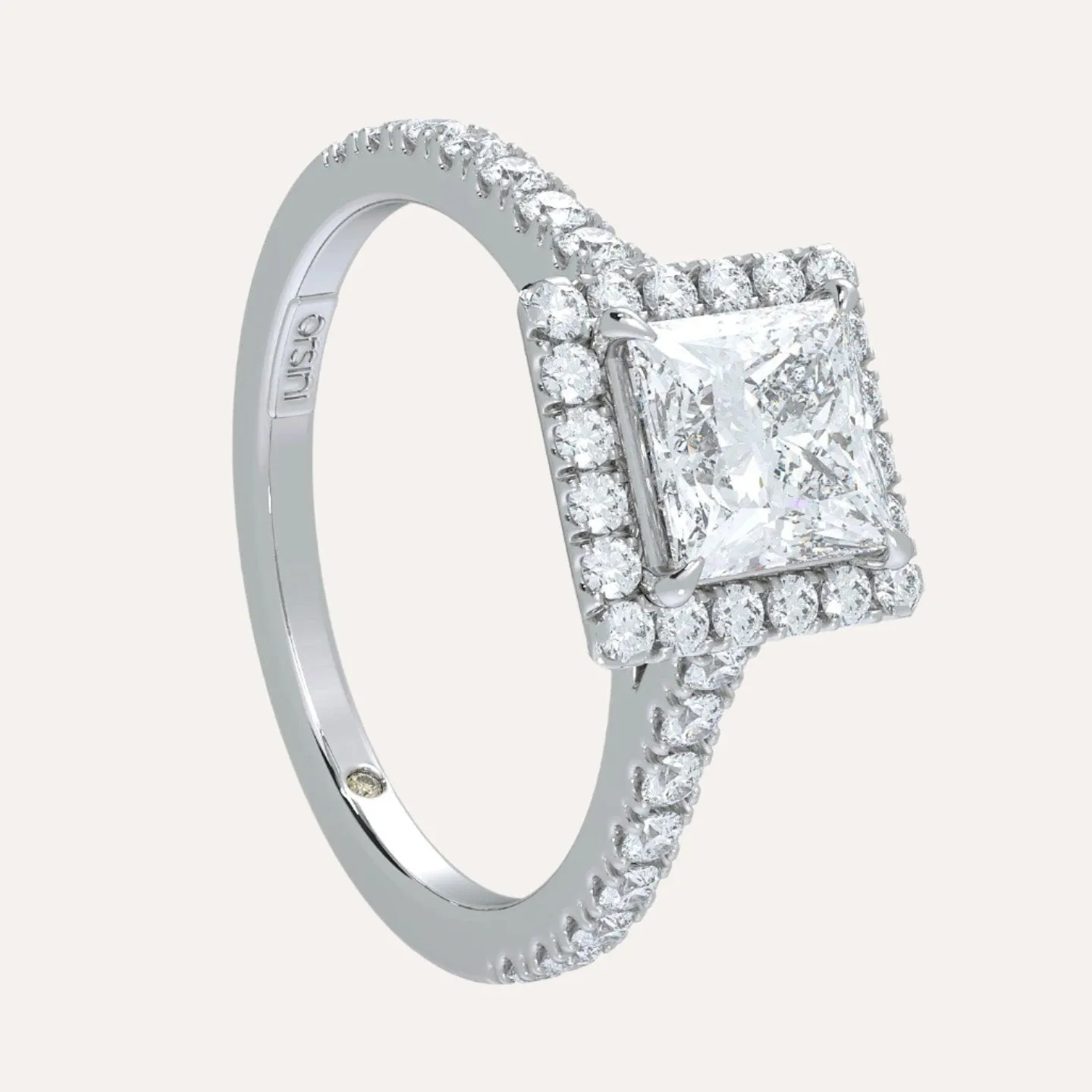 La Fenice Princess Cut Diamond Engagement Ring