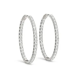 Ladies Hoop Earring 41011 Natural Diamond