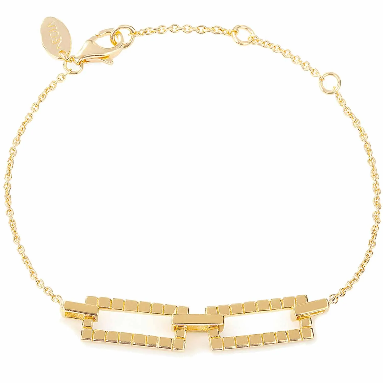 Laura Gold Cube Bracelet