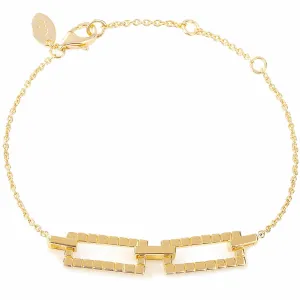 Laura Gold Cube Bracelet