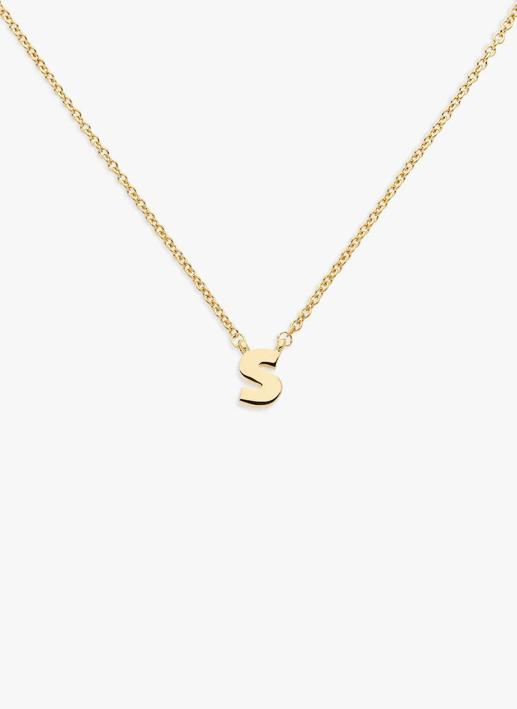 Letter 's' Pendant Necklace