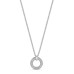 Lighthouse® Single Diamond Pendant Necklace | White Gold