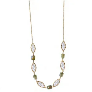 Lilac Labradorite Necklace 4759 by Michelle Pressler Jewelry